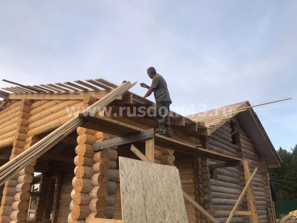 Строительство дома из сруба Павлово