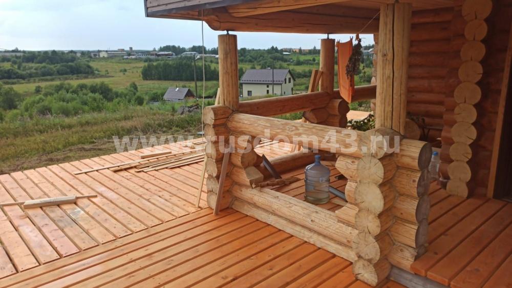 Сыктывкар деревянная терраса дома из сруба