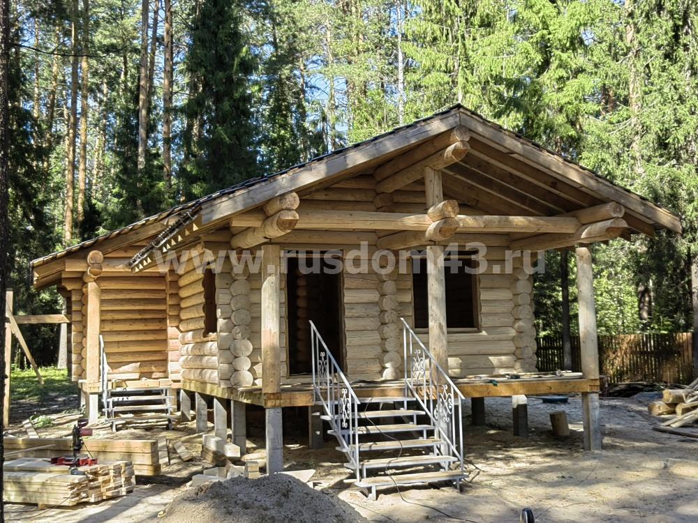 Дом деревянный из бревна Н-Ивкино Киров